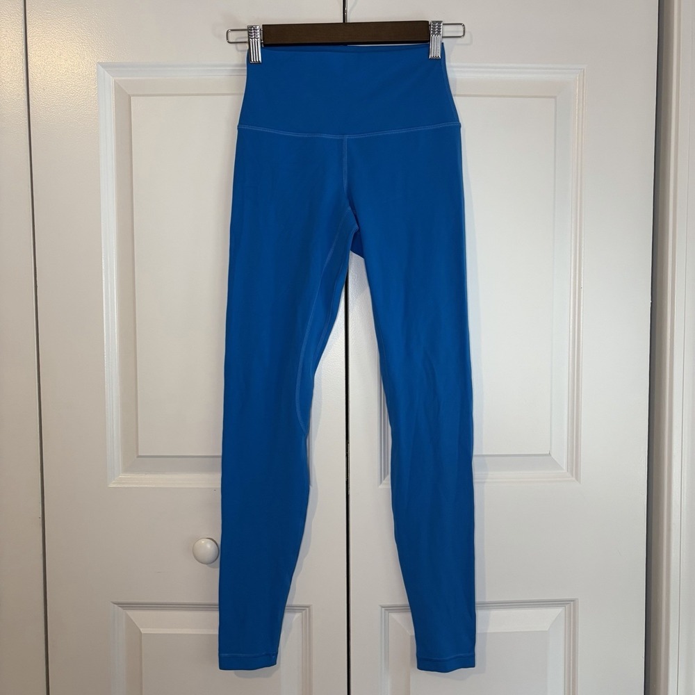 Lululemon Align High Rise Leggings Poolside Blue Women's Size 4, 27" Inseam